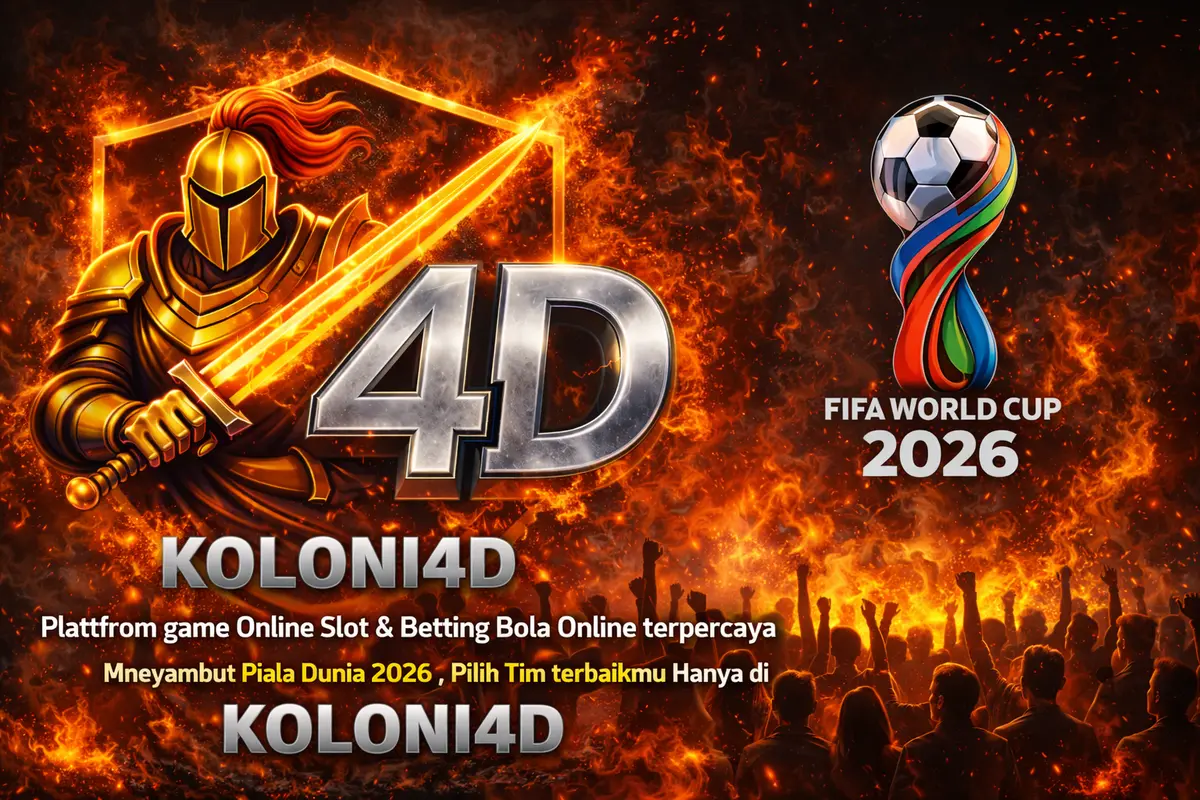 Poster turnamen FIFA World Cup 2026 di Koloni4D