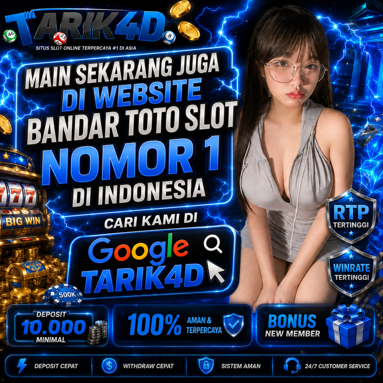 TARIK4D Situs Slot Gacor & Bandar Togel