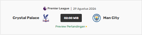 Pertandingan dan Jadwal Manchester City