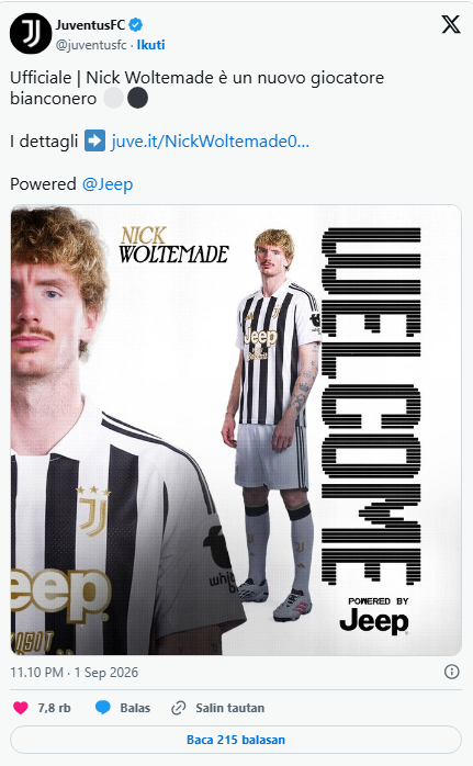 Pertandingan Selanjutnya Juventus