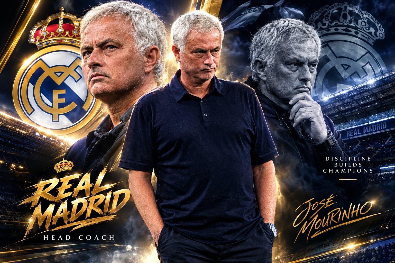 Jose Mourinho memberi isyarat