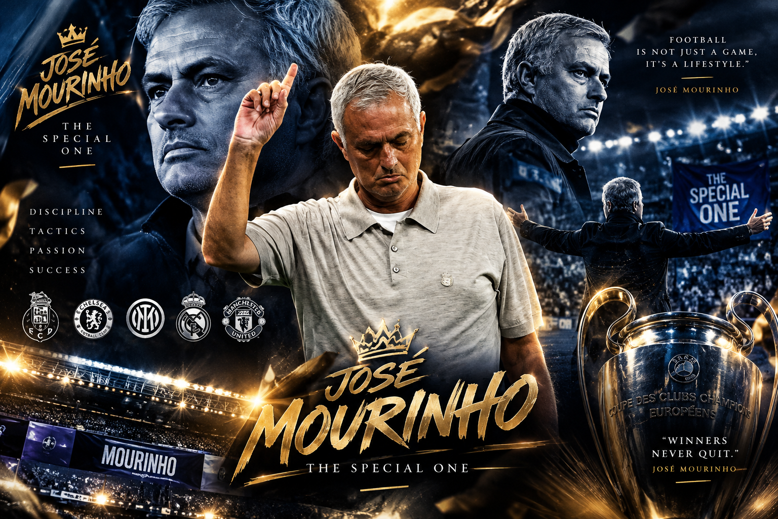 Selebrasi Jose Mourinho