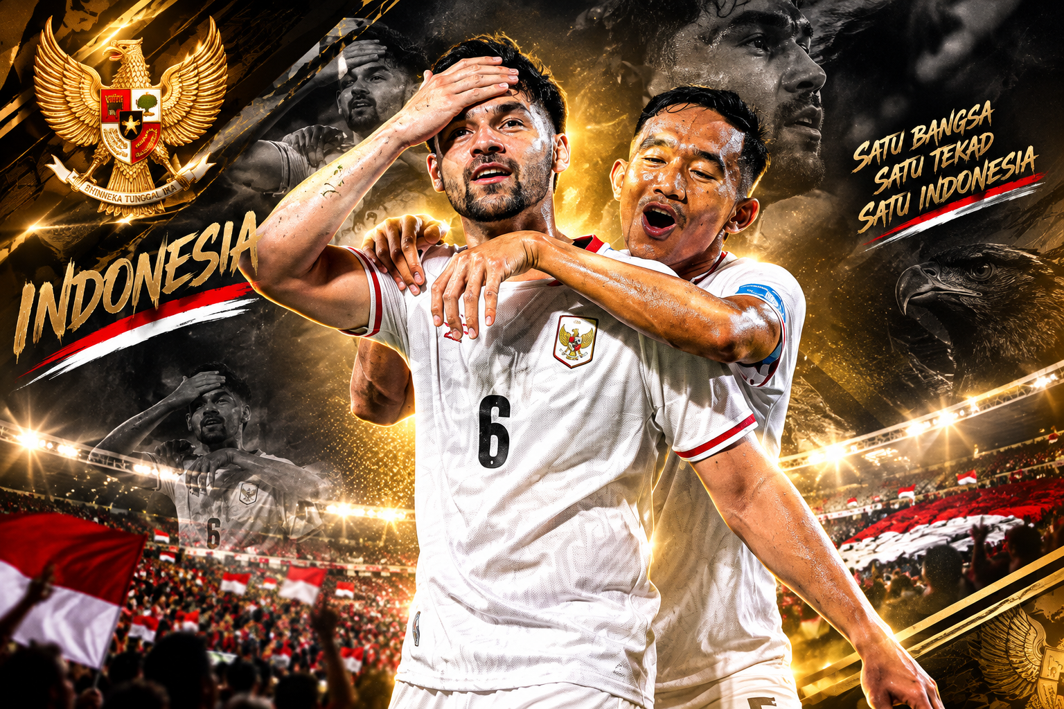 Selebrasi Sandy Walsh usai mencetak gol untuk Timnas Indonesia