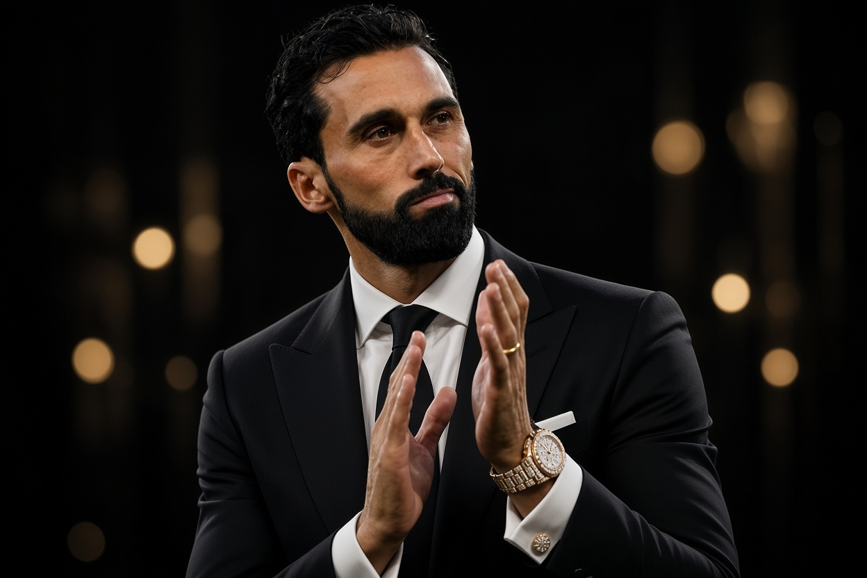 Pelatih Fulham, Alvaro Arbeloa berjalan menuju lapangan